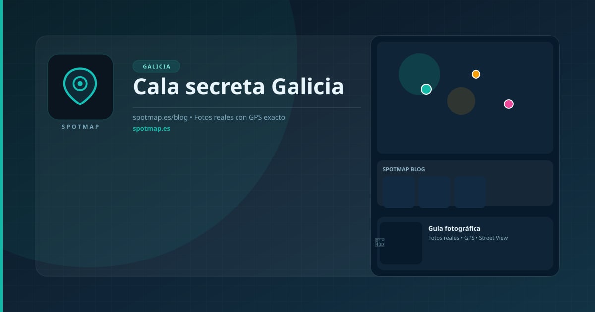 Cala secreta en Galicia sin gente: cómo encontrarla con SpotMap | SpotMap Blog